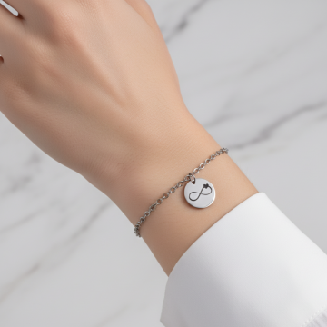 Pulseira Infinito & Coração