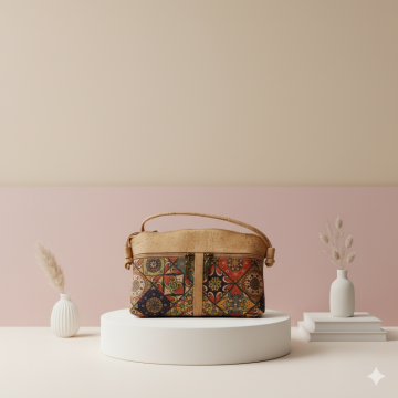 Mala em Cortiça com Padrão...