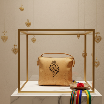 Mala de Cortiça Coração de...